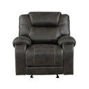 Gainesville Glider Reclining Chair - Brown