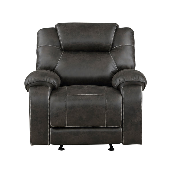 Gainesville Glider Reclining Chair in Brown - 8560PM-1