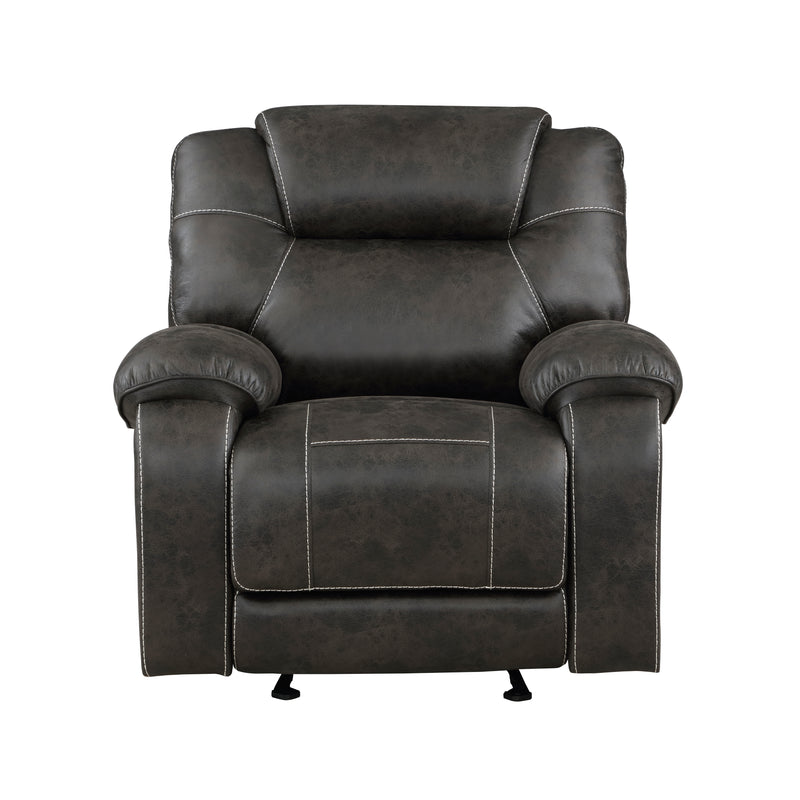 Gainesville Glider Reclining Chair in Brown - 8560PM-1