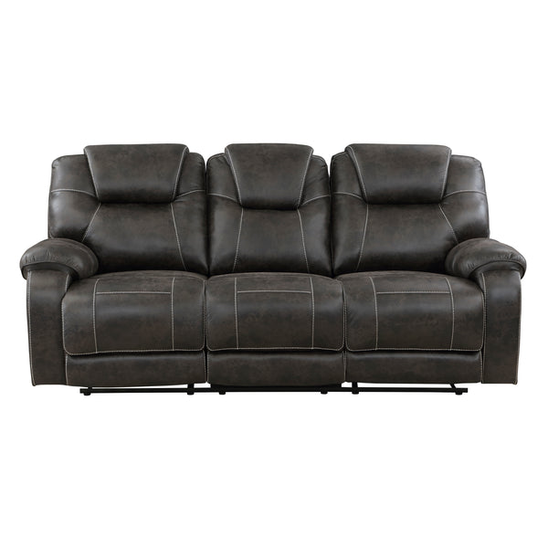 Gainesville DOUBLE RECLINING SOFA in Brown - 8560PM-3