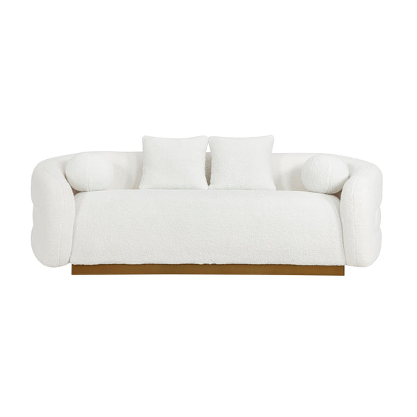 Novella Sofa in White - 8568WH-3