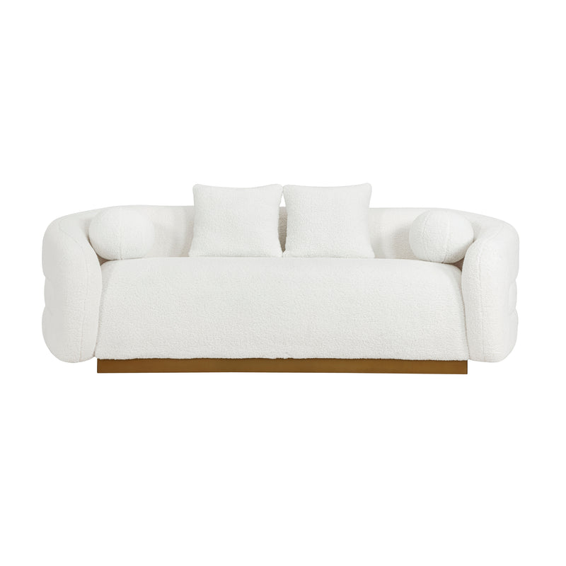 Novella Sofa in White - 8568WH-3