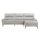 Essex 2-Piece Sectional with Right Chaise in Gray - 8577GY*SC