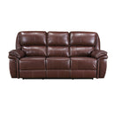 Lyman Double Reclining Sofa in Brown - 8588BR-3