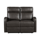 Allen Double Reclining Love Seat - Espresso