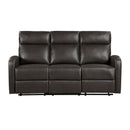 Allen Double Reclining Sofa - Espresso