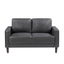 Malcolm Love Seat - Dark Gray