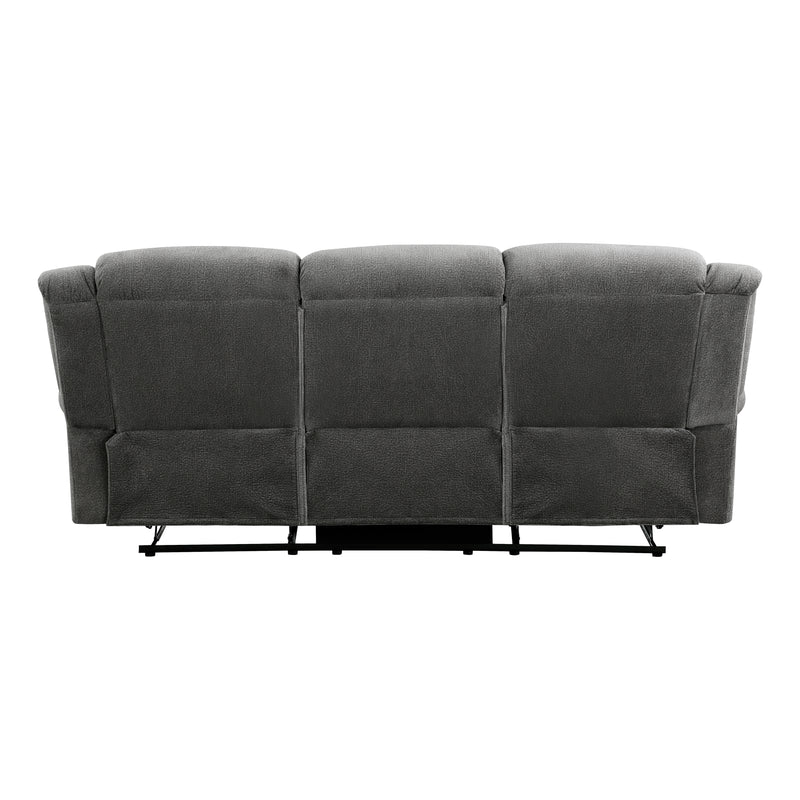 Brennen Double Reclining Sofa in Gray - 9204CC-3