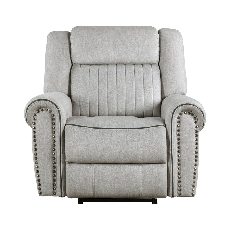 Brennen Power Reclining Chair in Gray - 9204MT-1PW
