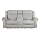 Brennen Power Double Reclining Love Seat With Center Console-9204mt-2pw