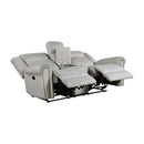 Brennen Double Reclining Love Seat With Center Console-9204mt-2