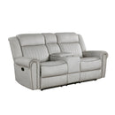 Brennen Double Reclining Love Seat With Center Console-9204mt-2