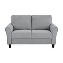 Ellery Love Seat - Gray - Dark Gray