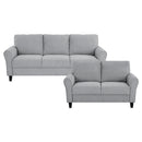 Ellery 2pc Set: Sofa, Love in Gray - 9209DG*2
