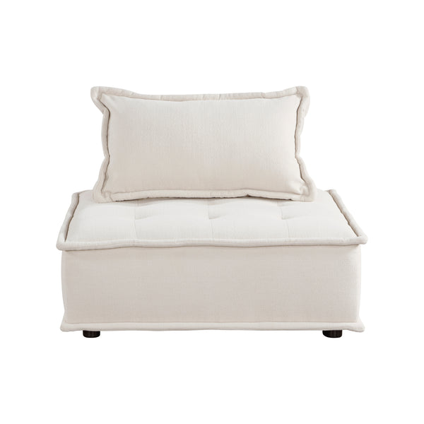 Inman Modular Accent Chair in Beige - 9237BE-1