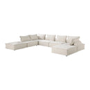 Inman 7-Piece Modular Sectional in Beige - 9237BE*7SC