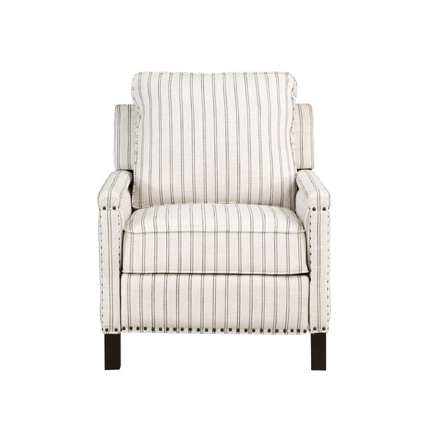 Landrum Push Back Reclining Chair in Gray/Other/Beige - 9257-1