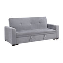 Grady Convertible Sofa Bed With Hidden Storage, Cup Holders And Charging Ports