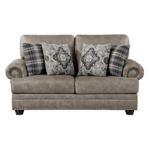 Franklin Loveseat in Brown - 9260MS-2
