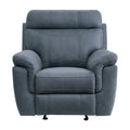 Clifton Glider Reclining Chair - Blue