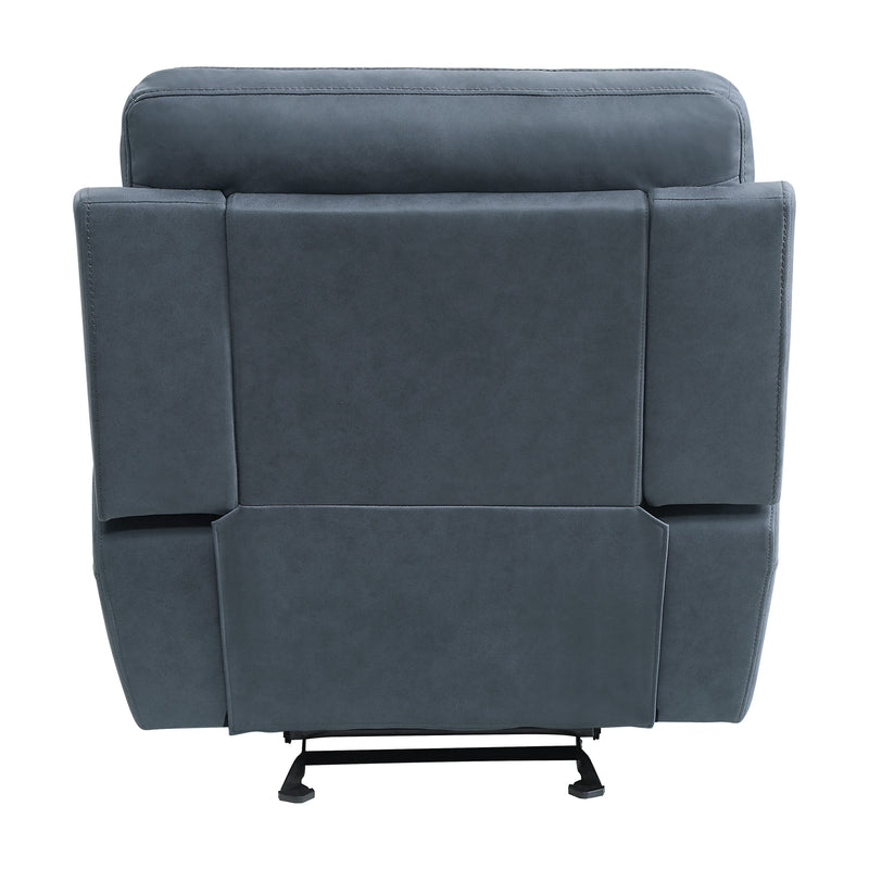 Clifton Glider Reclining Chair in Blue - 9301BUE-1