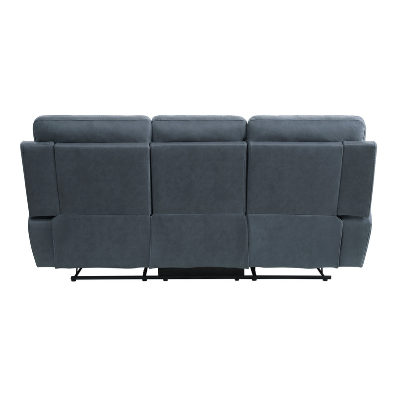 Clifton 2pc Set: Sofa, Love in Blue - 9301BUE*2