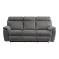 Clifton Double Reclining Sofa With Center Drop-Down Cup Holders - Gray