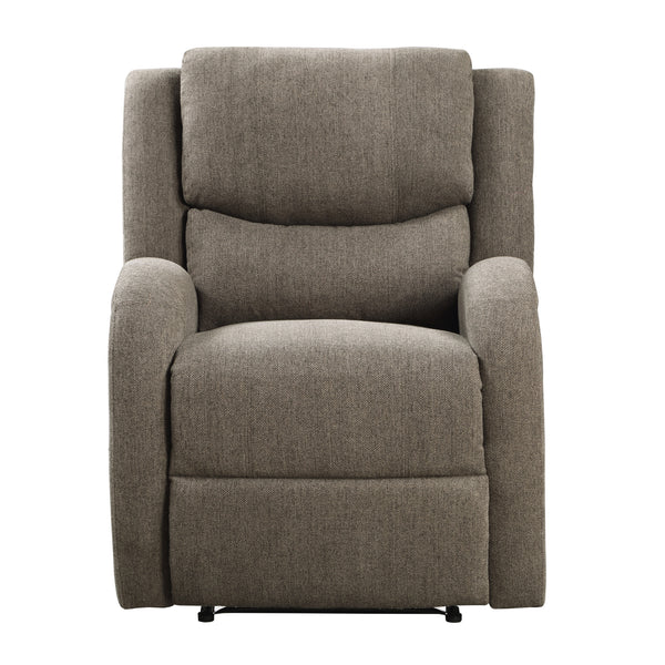 Foxcroft Power Reclining Chair in Brown - 9316BR-1PW