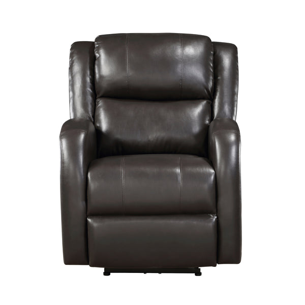 Foxcroft Power Reclining Chair in Brown - 9316PUBR-1PW