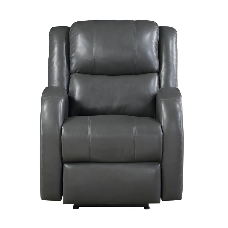 Foxcroft Power Reclining Chair in Gray - 9316PUGY-1PW