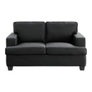 Elmont Loveseat in Black - 9327BK-2