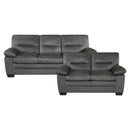 Keighly 2pc Set: Sofa, Love in Gray - 9328DG*2