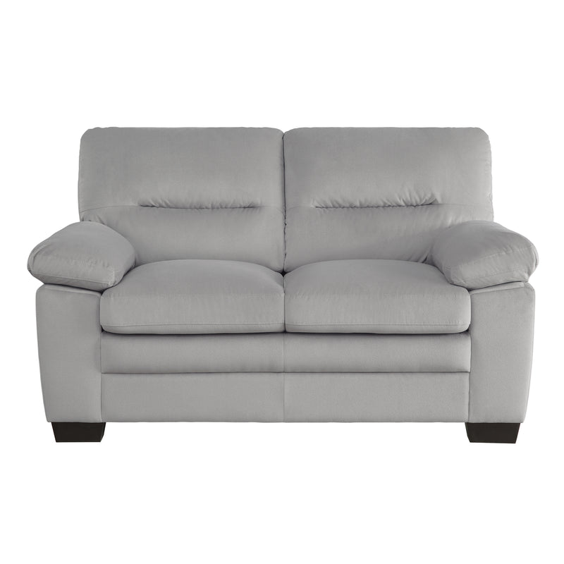 Keighly 2pc Set: Sofa, Love in Gray - 9328GY*2