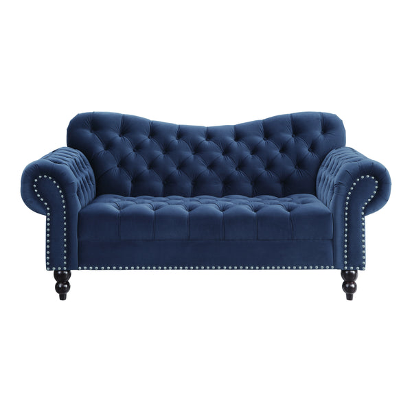 Rosalie Loveseat in Blue - 9330BU-2