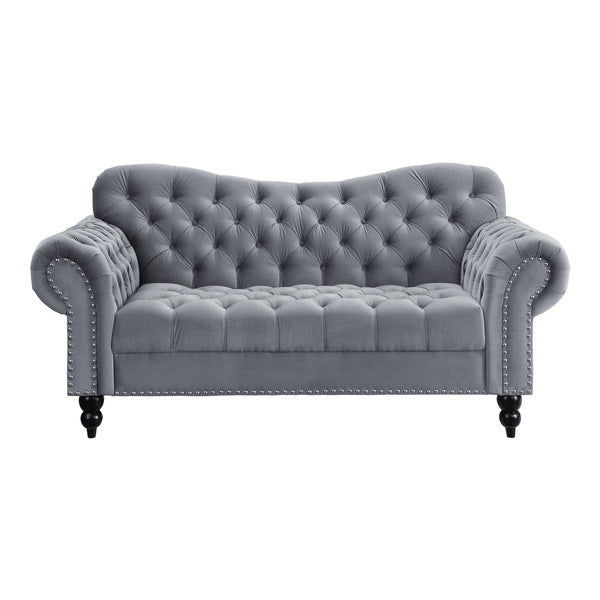 Rosalie Loveseat in Gray - 9330DG-2