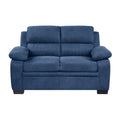 Holleman Love Seat - Blue - Fabric