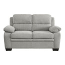 Holleman Love Seat - Gray - Fabric