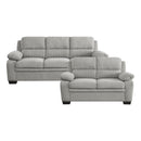 Holleman 2pc Set: Sofa, Love in Gray - 9333GY*2