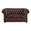 Tiverton Loveseat in Brown - 9335BRW-2