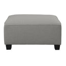 Jayne 5-Piece Modular Sectional with Ottoman in Gray - 9357GY*5OT