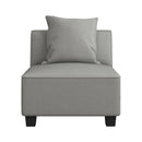 Jayne Armless Chair in Gray - 9357GY-AC