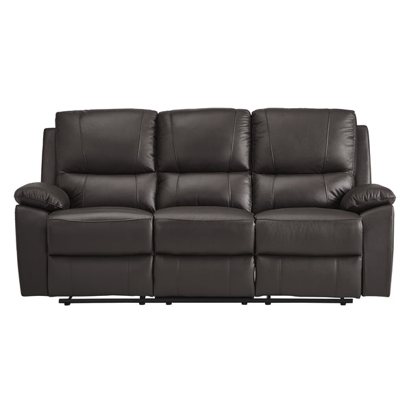 Dawson Double Reclining Sofa in Brown - 9368BRW-3