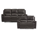 Dawson 2pc Set: Sofa, Love in Brown - 9368BRW*2