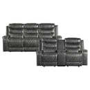 Putnam 2pc Set: Sofa, Love in Gray - 9405GY*2