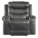 Putnam Power Reclining Chair - Gray