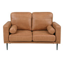 Westcliffe Loveseat in Brown - 9416CAR-2