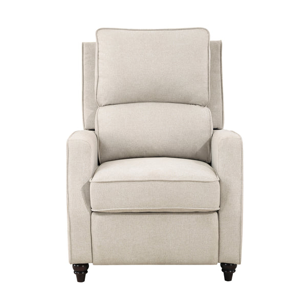 Loveland Push Back Reclining Chair in Beige - 9418BE-1