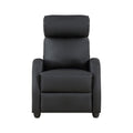 Greenfield Push Back Reclining Chair - Black
