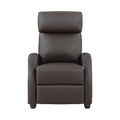 Greenfield Push Back Reclining Chair - Brown