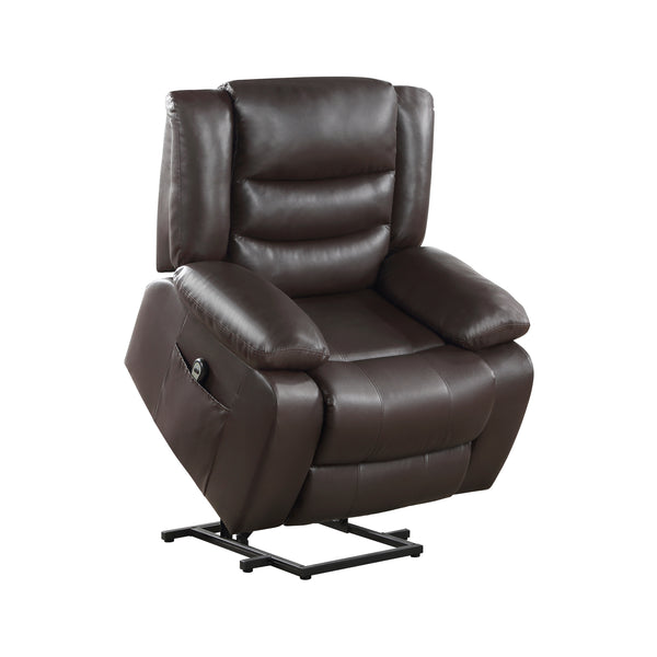 Carson Power Lift Chair in Brown - 9423DBR-1LT